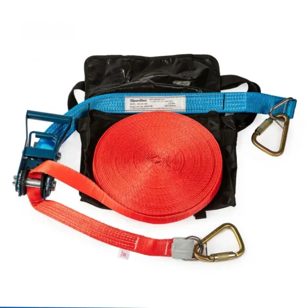 Temporary Horizontal Safety Line with Karabiners 20m - Image 2